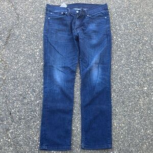 Men's Dark Blue Straight-Leg Jeans Levi Strauss & Co. 511  W34/L30